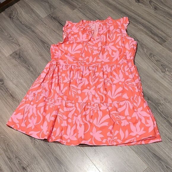 Bright & Fun Layered Summer Dress - Picture 2 of 5